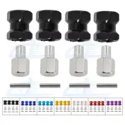 4Pcs 12mm Wheel Hex Hub Adapter 15mm Extension For 1/10 RC Crawler Scx10 D90