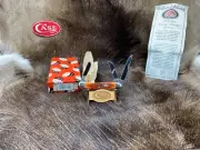 Case XX 2013 Limited Edition Med. Stockman Old Red Bone Knife Mint Box CA39402++