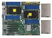 Supermicro X13DEI Motherboard LGA 4677 With 2x Intel Xeon Platinum 8475B QS CPU