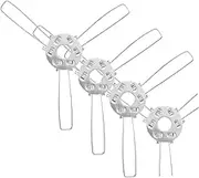 HOUDERCO 20Pcs Lampshade Spring Adapter Clips Durable Clamps for Pendant Shades DIY Lamp Projects High Hardness Fixators for Home Restaurant Shop