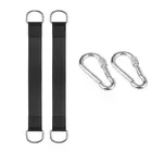 2Pcs Tree Swing Straps Hanging Kit with 2 Carabiners Single Bar Extension8165