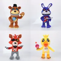 在飛比找蝦皮購物優惠-Fnaf 電影弗雷迪填充娃娃海盜狼毛絨玩具玩具熊的五夜之夜