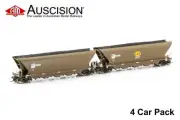 Auscision (NCH-64) PHEH Coal Hopper, GWA Wagon Grim - 4 Car Pack