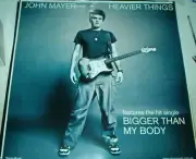 JOHN MAYER Heavier Things Australian PROMO Display POSTER