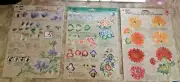 Plaid Folk Art OneStroke Reusable Teaching Guide Flower Petal Strokes - Set of 3