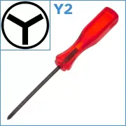 2pcs Y2 Precision Screwdriver Y Shape Tri-wing Tip Tamper Proof For Wii GBA DS