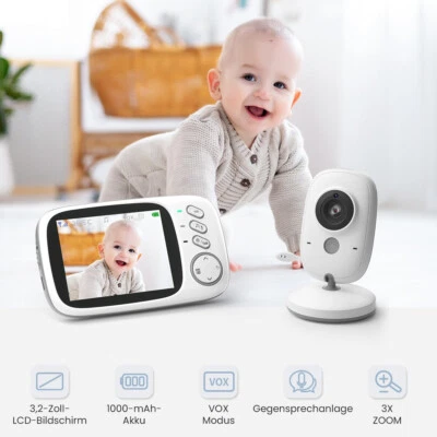 Baby Monitor with Camera and Audio Baby Monitor No WiFi,Night Vision, VOX 3.2"