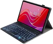 leleyo Keyboard Backlit Case for Amazon Fire HD 10 Folio Case Magnetic with Removable Wireless Bluetooth Keyboard Backlit QWERTY for Amazon Fire HD 10 (2021/2023) 10.1 inch, Black