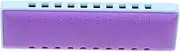 ERINGOGO 1Set Tones Blues Harmonica for Beginners Abs Mouth Organ with Storage Box Durable Easy to Play for Stage Performance