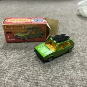 MATCHBOX LESNEY SUPERFAST No 7 Volkswagen Golf In Green MINT W BOX SURFBOARDS
