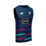 Brisbane Lions 2025 AFL NEW BALANCE Mens Player Training Singlet | NAVY by Sport