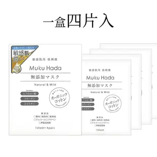 【省錢大賣場】日本 MUKU無添加玻尿酸保濕面膜一盒4片入