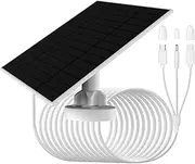 5V-6W Solar Panel for Security Cameras with micorUSB/Type-C/DC3513 Connectors. IP66, 3m Charging Cable, Compatible with Reolink argus3/3pro/pt altru/2/2E/eco/pro/pt 2k/pt/go/go Plus
