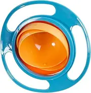 1 pcs Gyro Snack Bowl - Spill Feeding Toddler, Creative Spill Resistant Bowl for Feeding, Newborn Feeding Bowls with Lid 360 Degree Rotating Toddler Mess Free Snack Bowls for Babies 6 Months Old