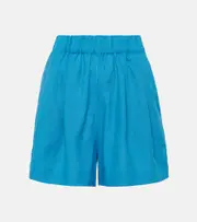 [Asceno] Asceno Zurich linen Bermuda shorts AU 8 blue