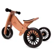 Tiny Tot Plus 2-in-1 Trike - Kinderfeets Balance Bike in Bamboo, Rose, Silver Sage, Slate Blue, White