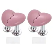4Pcs Toilet Tank Button Toilet Button Pusher Toilet Replacement Pink