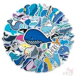 50張入 ❉ 藍鯨 鯨魚 鬚鯨 BLUE WHALE 第①季 防水塗鴉貼紙 ❉ 摩托車機車電腦行李箱吉他塗鴉貼紙