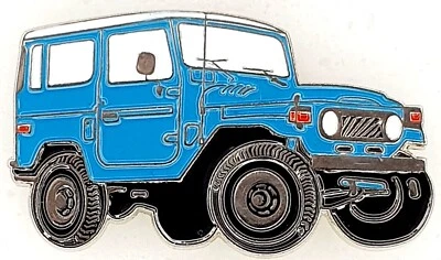 Landcruiser FJ40-BJ40 SWB, blue lapel/hat pin badge C041212