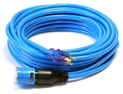 Pro Lock D14412100BL Extension Cord, Blue, 12/3, 100-Ft. - Quantity 1