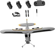 Vaguelly Remote Controlled Plane Fixed Wing Aircraft Model Toy 2.4ghz System Easy to Control