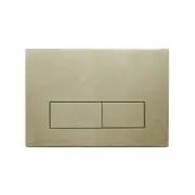 Zumi Square Stainless Steel Brush Gold Flush Plate