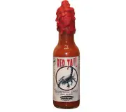Scorpion Hot Sauce Trinidad Moruga Red Tail Wax Sealed Skull Very Hot Gift Spicy