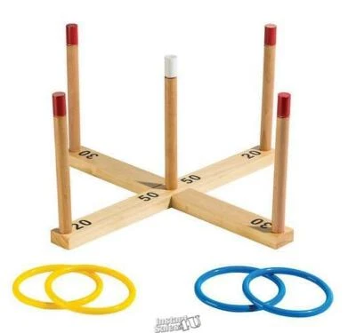 Franklin-Wooden Ring Toss Sets Up In Minutes and Is Ready For Play Classic Game