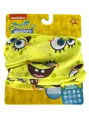 SpongeBob SquarePants Neck Gaiter Face Mask Yellow Reusable Washable Headband