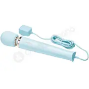 Le Wand Sky Blue Powerful Plug-in Vibrating Massager Wand