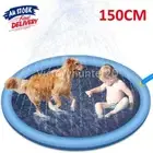 150cm Pet Dog Inflatable Sprinkler Splash Spray Mat Outdoor Water Pool Play Pad