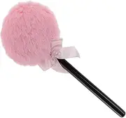 WOFASHPURET Lollipop Shaped Dusting Powder Puff Soft Fairy Wand Design Makeup for Gentle Body Powder Application Fluffy Long Handle for Women