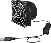 Fenteer Exhaust Fan Extractor Fan Portable Ventilator Ventilation Fan for Window Bathroom, 1 Fan