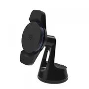 Scosche MagicMount Charge3 Double Pivot Qi Charging Holder For Smartphones Black