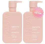 MONDAY HAIRCARE Smooth Shampoo + Conditioner Bathroom Set (2 Pack) 12oz Each for