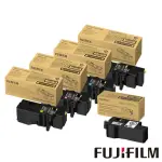 【FUJIFILM 富士軟片】四色組+回收盒★CT203502-05+0980 原廠原裝 四色碳粉匣組+碳粉回收盒(彩色C325系列)