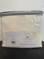 SWEET HOME Full 6pc Dobby Sheet Set 1500 Thread Count