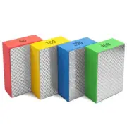 4Pack Diamond Hand Polishing Pads for Sanding Ceramics Glass Tile Concrete2398
