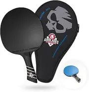 The Peace Maker ALC - (Boys Blue) Professional Ping Pong Paddle - Carbon Fiber Table Tennis Racket Producing Maximum Spin & Control for All Levels - Hard Carry Case & Ergonomic Handle.