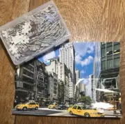 500 PIECE JIGSAW PUZZLE NY BUILDINGS CABS EDUCATIONAL BRAIN TEASER KIDS ADULTS
