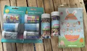 Wilton Pastel Rainbow Sprinkles Lot/9 Jimmies Candy Spring Nonpareils Decoration