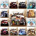 Naruto Kurama Quilt Duvet Doona Cover Bedding Set Single/Double/Queen/King Size