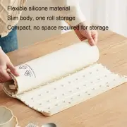 Compact Roll Up Food Warming Mat Safe for Large Family Celebrations White