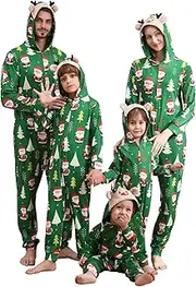 [ZYUPHY] Christmas Pajamas for Family Matching Set Xmas PJs Family Set Holiday Sleepwear for Men Women