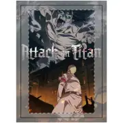 Attack on Titan Wood Topped Wall Tapestry