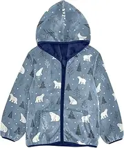 [Caihoyu] Girls Sherpa Lined Winter Baby Boy Clothes Girl Outerwear Jacket