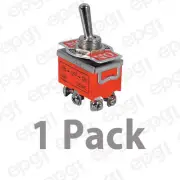 1 PIECE - DPDT C/OFF ON/ON MEDIUM DUTY TOGGLE SWITCH 10AMP-125V # ST94-1PK