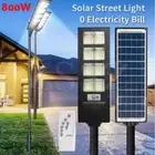 Solar Street LED Light Radar Sensor Remote Outdoor Garden Yard Flood Down Lamp