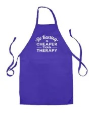 Cheaper Than Therapy Gokarting - Unisex Kids Apron - Go Kart Racing Rally