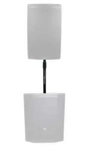 Rockville Threaded Air Assist Subwoofer to Speaker Pole Mount For JBL PRX815XLF